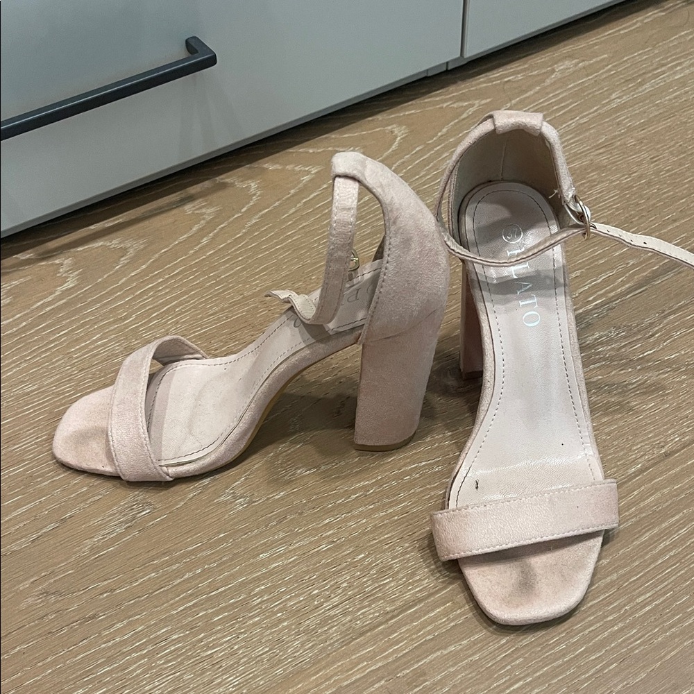Elegant Blush Pink Heels